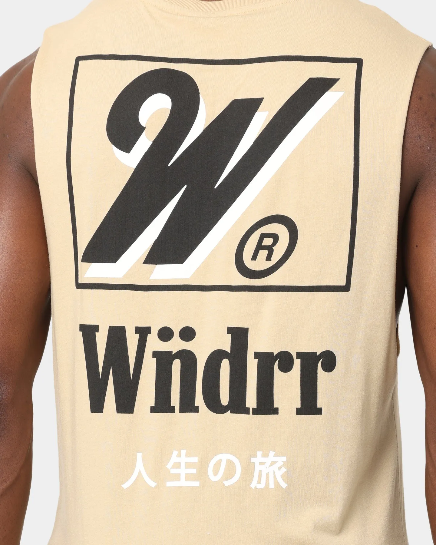 WNDRR Maxwell Muscle Singlet Tan