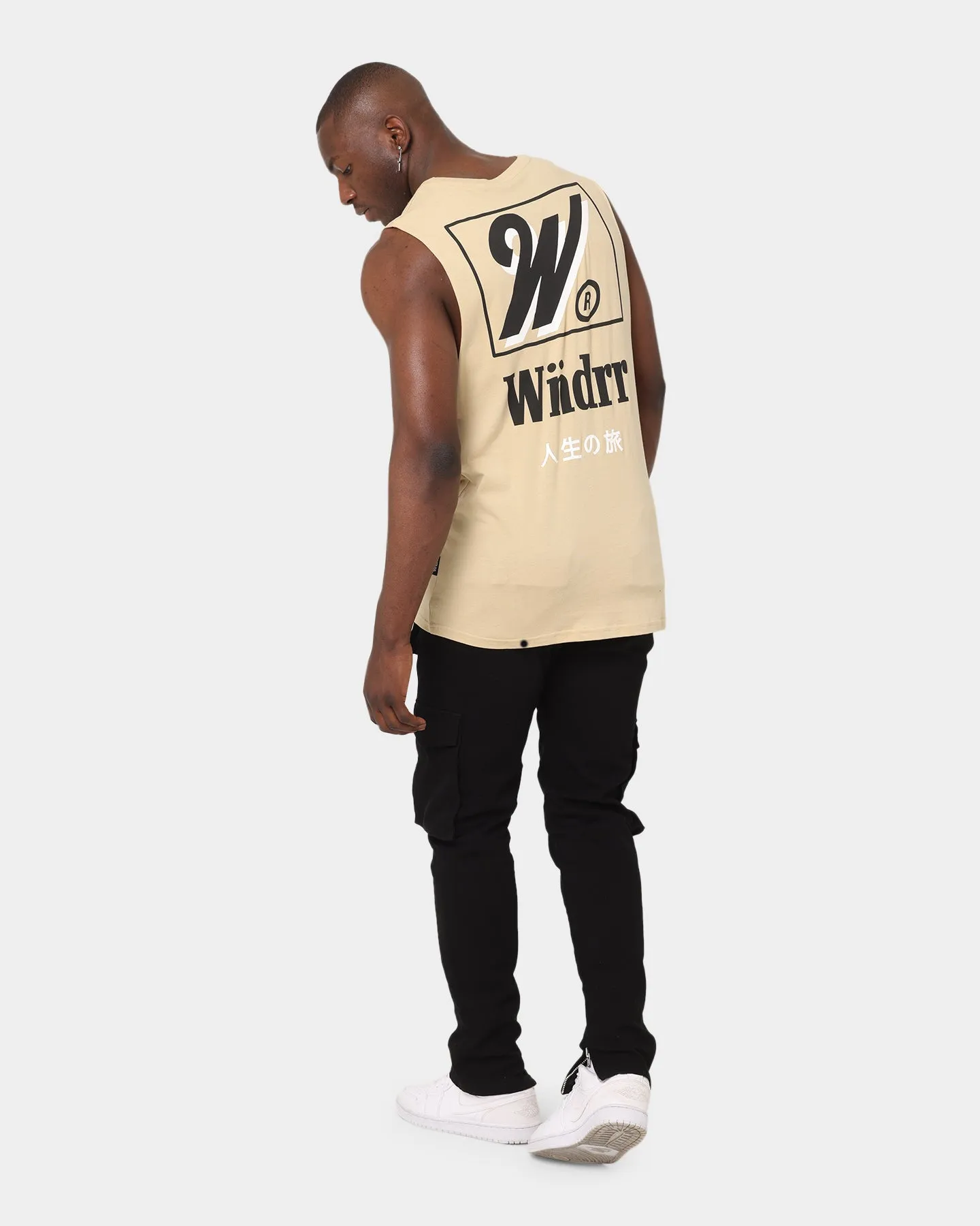 WNDRR Maxwell Muscle Singlet Tan