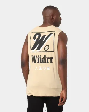 WNDRR Maxwell Muscle Singlet Tan